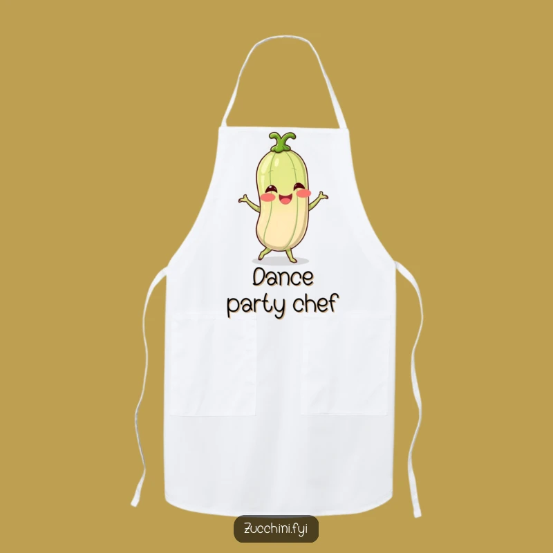 Funny Spiralized Zucchini Dance Apron: Cook with Playful Moves