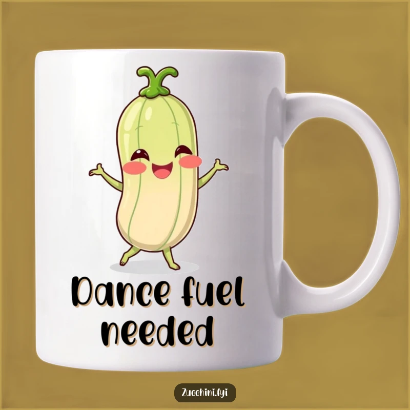 Funny Spiralized Zucchini Dance Mug: Giggle with Your Morning Brew