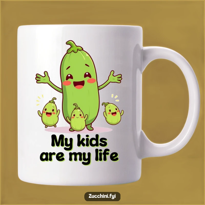 Funny Zucchini Juggler Mug: A Hilarious Gift for Veggie Lovers and Jokers