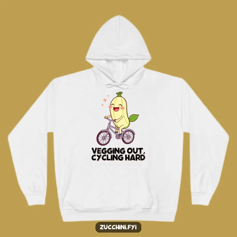 Funny Kawaii Zucchini Hoodie: Cozy Comfort on a Joyful Ride