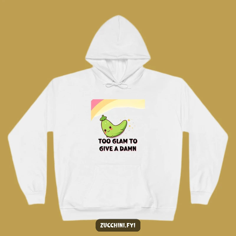 Funny Zucchini Rainbow Slide Hoodie: Cozy Up with this Hilarious Sparkly Adventure