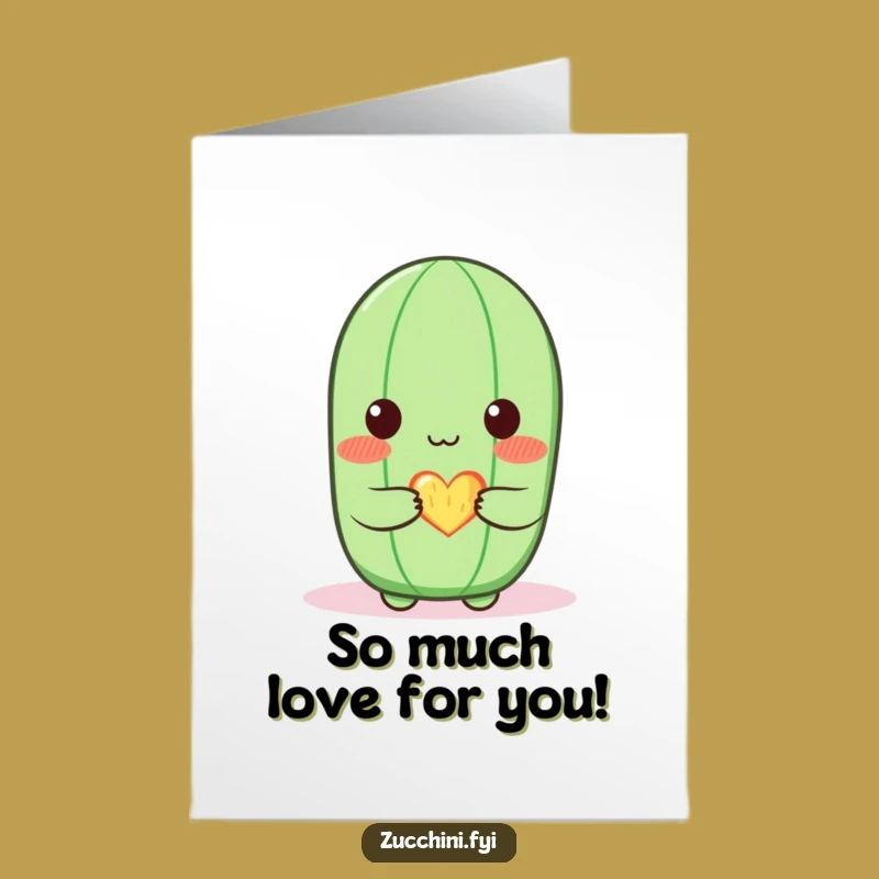 Free Printable Congrats Card: Zucchini's Love, Heartfelt DIY Downloadable Gift!