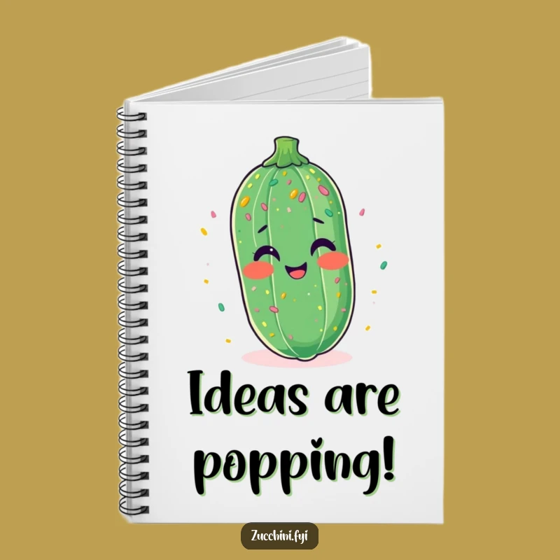 Funny Giggling Zucchini Notebook: Capture Your Joy - Perfect Funny Gift