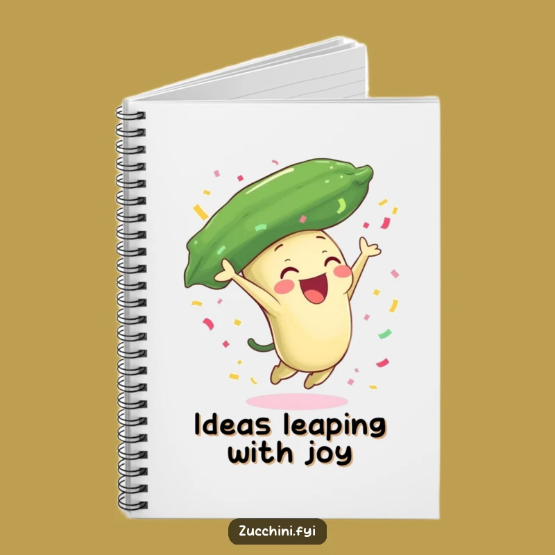 Funny Zucchini Celebration Notebook: Joyful Notes & Party Plans - Journal Gift
