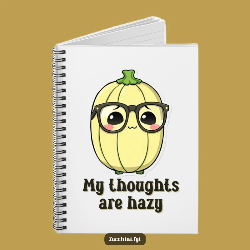 Funny Bewildered Zucchini Notebook: Specs Journal, Hilarious Gift for Notes!