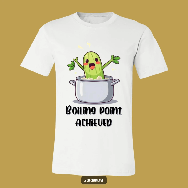 Funny Zucchini's Plunge T-Shirt: Comedic Vegetable Apparel Gift