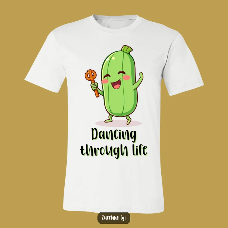 Funny Zucchini Dance T-Shirt: Get Your Giggle On with This Groovy Tee