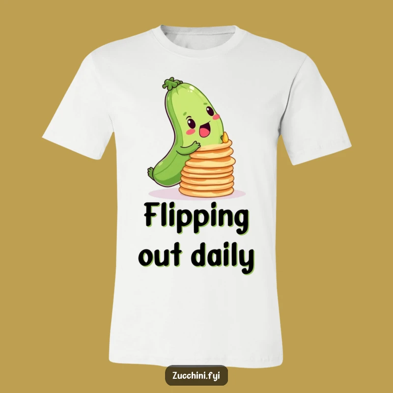Funny Zucchini Pancake T-Shirt: Embrace the Wobbly Challenge