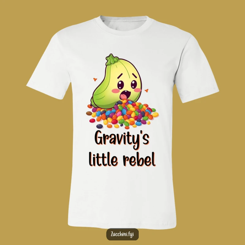 Funny Zucchini Seed Spill T-Shirt: Wear Your Mishaps with Humor