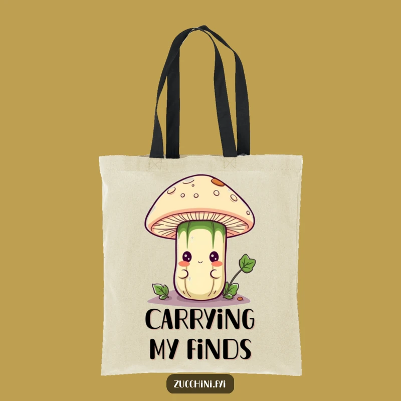 Funny Zucchini Secret Keeper Tote Bag: Curious Veggie Carryall, Unique Gift